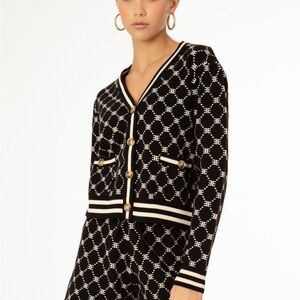 EllandEmm Monogram Cardigan